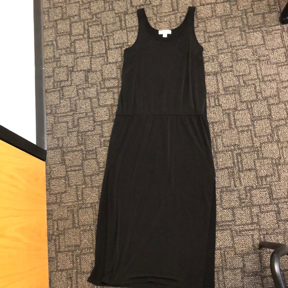 Michael Kors Double Split Black Maxi Dress-Size LG
